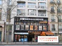 Le cinéma les 7 Parnassiens dans le quartier de Montparnasse