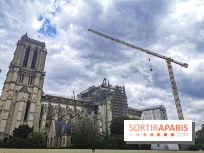 Notre Dame, démontage de l'échafaudage endommagé 