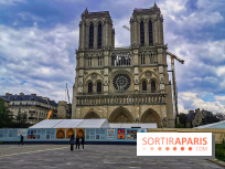 Notre Dame, démontage de l'échafaudage endommagé 