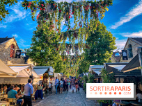 Le ciel de fleurs à Bercy Village