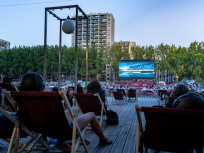 Photos du cinéma sur l'eau de Paris Plages