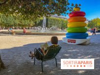 Photos : Jouets géants Fisher Price au Jardin du Palais Royal