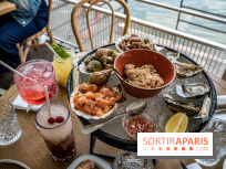 Polpo brasserie, la terrasse péniche 