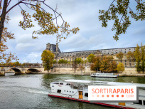 Visuels Paris Seine automne Tuileries bateau