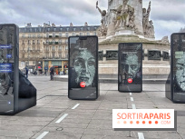 Vies brisées, l'exposition choc en plein air qui alerte sur le danger du téléphone au volant