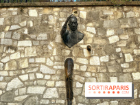 Le Passe-Muraille de la place Marcel Aymé à Paris
