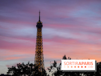 Visuels Paris - Tour Eiffel - Coucher de soleil