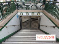 Visuels Paris - transport - métro - station fermée