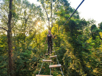 Ecopark Adventures, le parcours d'accrobranche du Moulin de Sannois