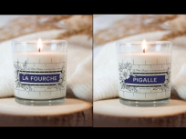 Une collection de bougies inspirée du métro parisien