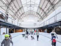 Patinez en famille au cœur du Pavillon de l'Arsenal pendant les vacances de Noël 2022