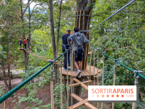 Accrocamp Poissy, le nouvel accrobranche au parc du château de Villiers
