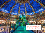Les vitrines et sapin de Noël des Galeries Lafayette 2022