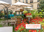 La terrasse cachée du Joy à l'Hôtel Fouquet's 2023 : le jardin de coquelicots