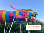 Le Jardin du Dragon, l'aire de jeux colorée au parc de la Villette
