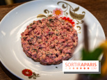 Bistrot Podium, le restaurant festif avec la carte de Glenn Viel -  tartare au couteau