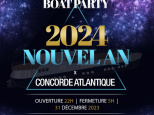 Réveillon 2023 à Paris : Paris Boat Party au Concorde Atlantique sur La Seine