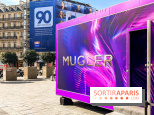 Mugler installe un pop up sensoriel et immersif avec des animations gratuites, à Paris