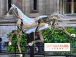 ZEUS, cheval métallique de la cérémonie d'ouverture des JO de Paris 2024 à l'Hôtel de Ville