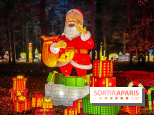 L'Odyssée Lumineuse 2024, le parcours de lumières au Parc Floral - les photos - Père Noël - cadeaux