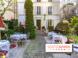 Terrasse de l'Hôtel Particulier, le jardin verdoyant au cœur de Montmartre - photo