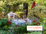 Terrasse de l'Hôtel Particulier, le jardin verdoyant au cœur de Montmartre - photo