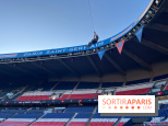 Tyrolienne au Parc des Princes