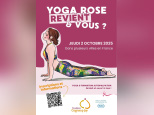 Yoga Rose - Affiche yoga rose 2025 fondation