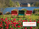 Les tulipes du Château de Dampierre, son jardin anglais et le jardin Le Nôtre