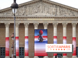 Seth habille la colonnade de l’Assemblée nationale - nos photos