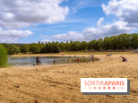 Île de loisirs du Val de Seine dans les Yvelines, plage, baignade et activités - photos
