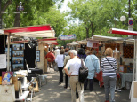 Le marché de la création Edgar Quinet, une galerie d'art gratuite et à ciel ouvert