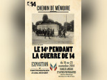 le 14e pendant la guerre de 14, le chemin de mémoire