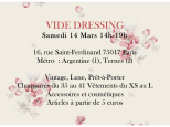 Vide dressing Particulières