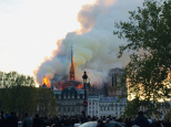 La Cathédrale Notre-Dame de Paris victime d'un incendie