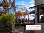 Bulle d'automne de la tour Eiffel : arbre géant et jeu grandeur nature au sommet de Paris