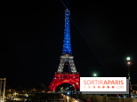 La Tour Eiffel en bleu blanc rouge ces 12 et 13 novembre 2025