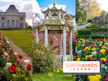 Le Parc de Bagatelle au printemps qui dévoile ses cerisiers, tulipes et jonquilles