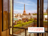 La terrasse en Rooftop du Peninsula Paris 2026, le bar perché à la vue exceptionnelle