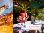 La terrasse-restaurant en jardin du Shangri-La Paris : Summer by La Bauhinia pour les beaux jours