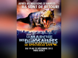 La Marche des Dinosaures de retour à Paris-Bercy pour Noël 2012