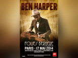 Ben Harper en concert aux Folies Bergère de Paris en 2014