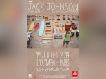 Jack Johnson en concert à l’Olympia de Paris en juillet 2014