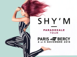 Shy'm en concerts à Paris Bercy en novembre 2015