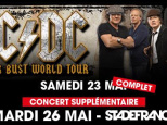 AC/DC en concerts au Stade de France en mai 2015 : date supplémentaire le 26 mai