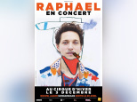 Raphaël en concert au Cirque d’Hiver de Paris en décembre 2015