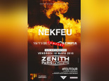 Nekfeu en concert au Zénith de Paris en 2016