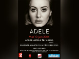 Adele en concerts à l’AccorHotels Arena de Paris 2016