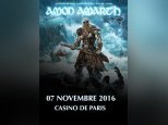 Amon Amarth en concert au Casino de Paris en novembre 2016