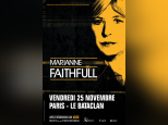 Marianne Faithfull en concert au Bataclan de Paris en novembre 2016